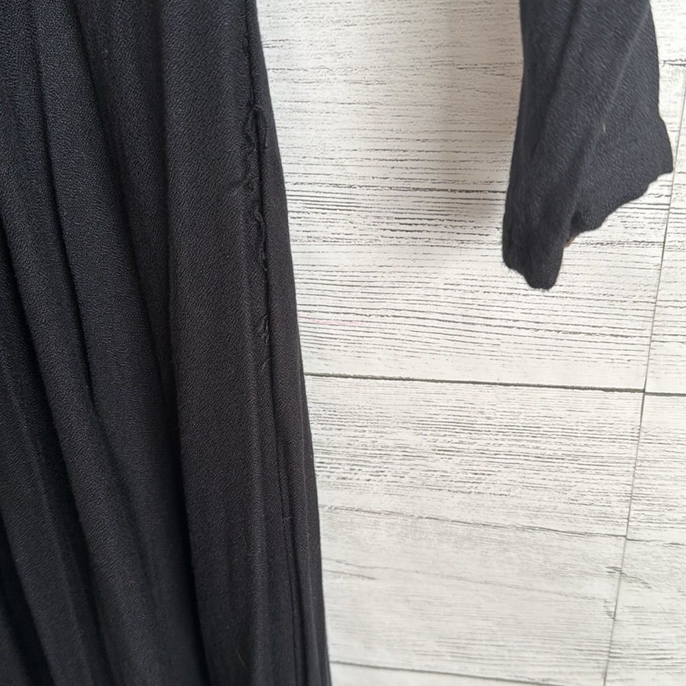 Pier 1 Imports Black Vintage Lace Button Down Cardigan/Dress | SIZE S - Picture 9 of 9